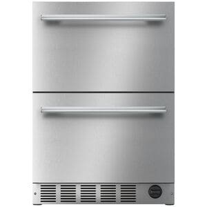 Thermador 24 in. 4.3 cu. ft. Double Refrigerator & Freezer Drawer - Custom Panel Ready, , hires