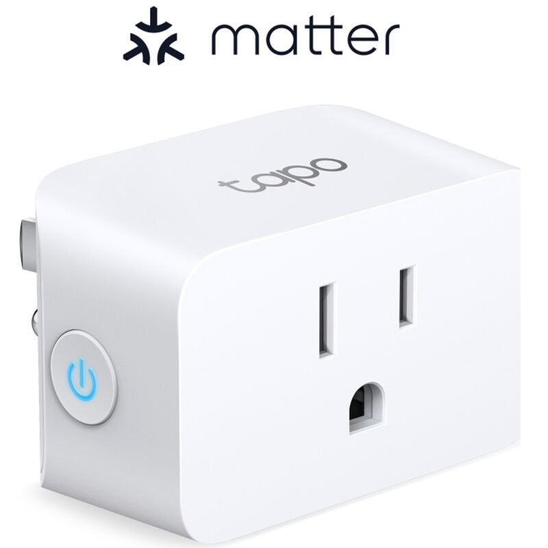 TP-Link - Tapo Smart Wi-Fi Plug Mini with Matter - White, , hires