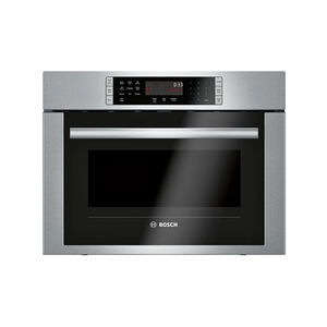 Bosch 500 Series 24 in. 1.6 cu.ft Built-In Microwave with 10 Power Levels & Sensor Cooking Controls - Stainless Steel, , hires