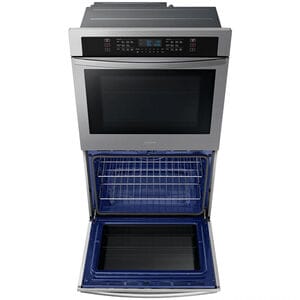 Samsung 30 in. 10.2 cu. ft. Smart Top Control Electric Double Wall Oven - Stainless Steel, Stainless Steel, hires