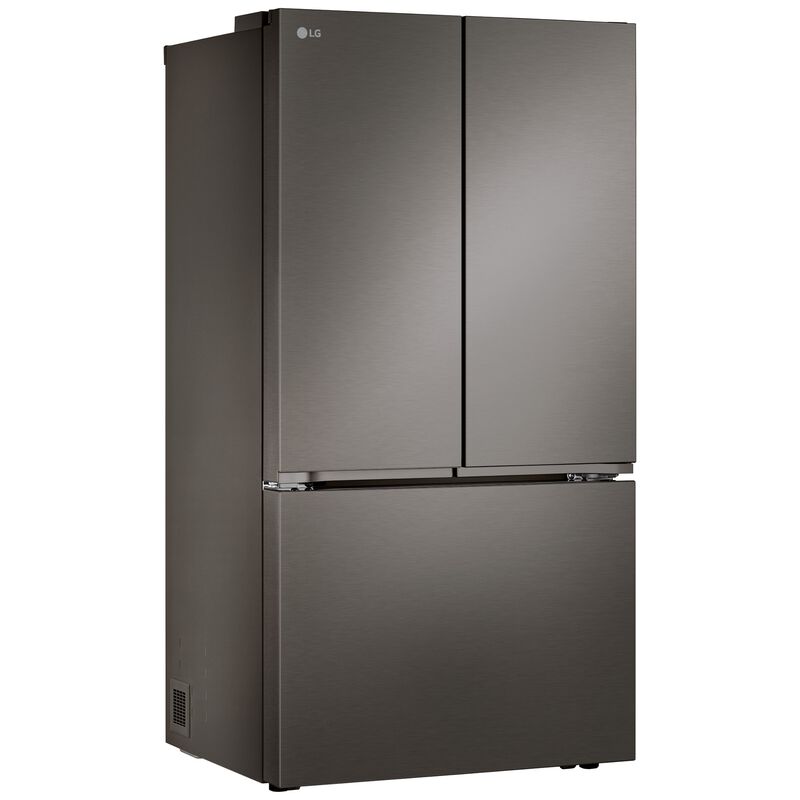 LG 36 in. 26.5 cu. ft. Smart Counter Depth French Door Refrigerator with Internal Water Dispenser - Black Stainless Steel, , hires