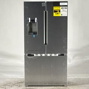 Bosch 100 Series 36 in. 26 cu. ft. Smart French Door Refrigerator with Ice & Water Dispenser - Stainless Steel (Open Box Good Condition), , hires