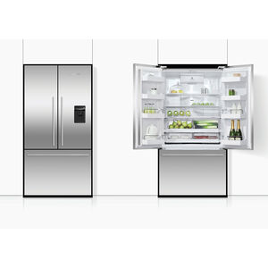 Fisher & Paykel Series 7 36 in. 20.1 cu. ft. Smart Counter Depth French Door Refrigerator with Water Dispenser - Stainless Steel, , hires