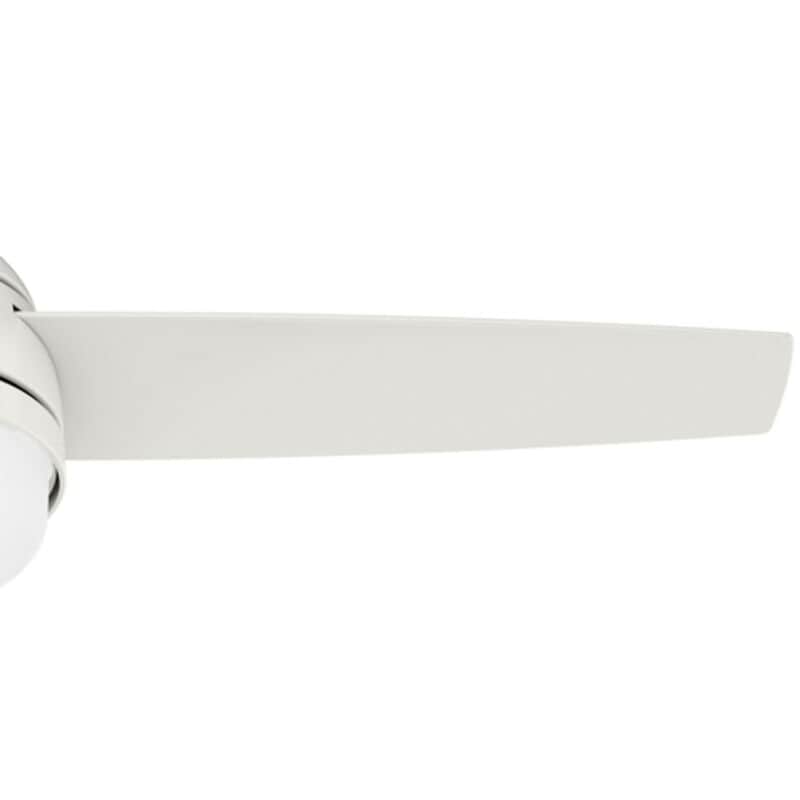 Hunter Midtown 48 in. Ceiling Fan with LED Light Kit and Handheld Remote - Fresh White, Fresh White, hires