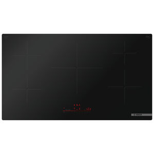 Bosch 500 Series 36 in. 5-Burner Smart Induction Cooktop with Power Burner - Black, , hires