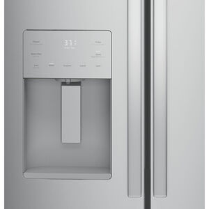 GE 33 in. 23.6 cu. ft. French Door Refrigerator with Ice & Water Dispenser - Fingerprint Resistant Stainless, Fingerprint Resistant Stainless, hires