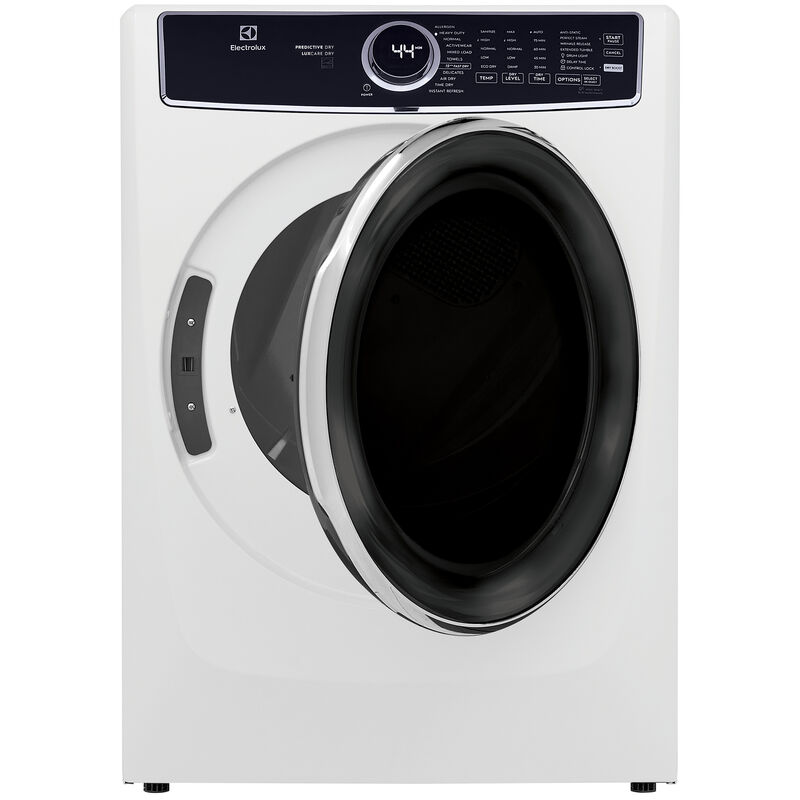 Electrolux 600 Series 27 in. 8.0 cu. ft. Stackable Gas Dryer with LuxCare Dry, Instant Refresh, Perfect Steam & Sanitize Cycle - White, White, hires