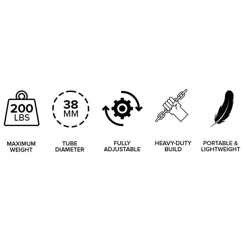 Gemini Professional Speaker Stand - Black, , hires