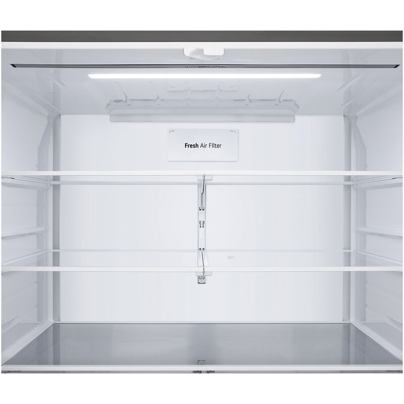 LG 36 in. 28.6 cu. ft. Smart 4-Door French Door Refrigerator with Ice & Water Dispenser - PrintProof Noble Steel, , hires