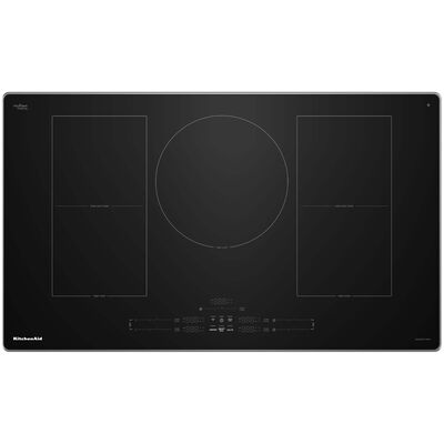KitchenAid 36 in. 5-Burner Smart Induction Cooktop with Simmer Burner & Power Burner - Stainless Steel | KCIT736SSS