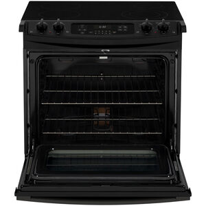 GE 30 in. 4.4 cu. ft. Drop-In Electric Range with Smoothtop Burners - Black, , hires
