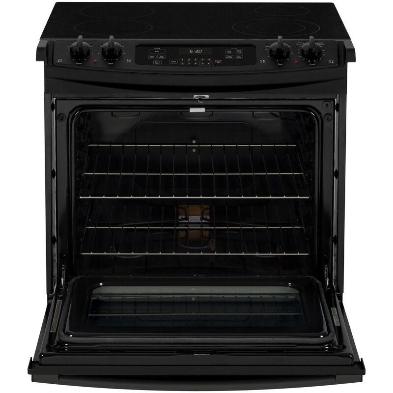 GE 30 in. 4.4 cu. ft. Drop-In Electric Range with Smoothtop Burners - Black, , hires