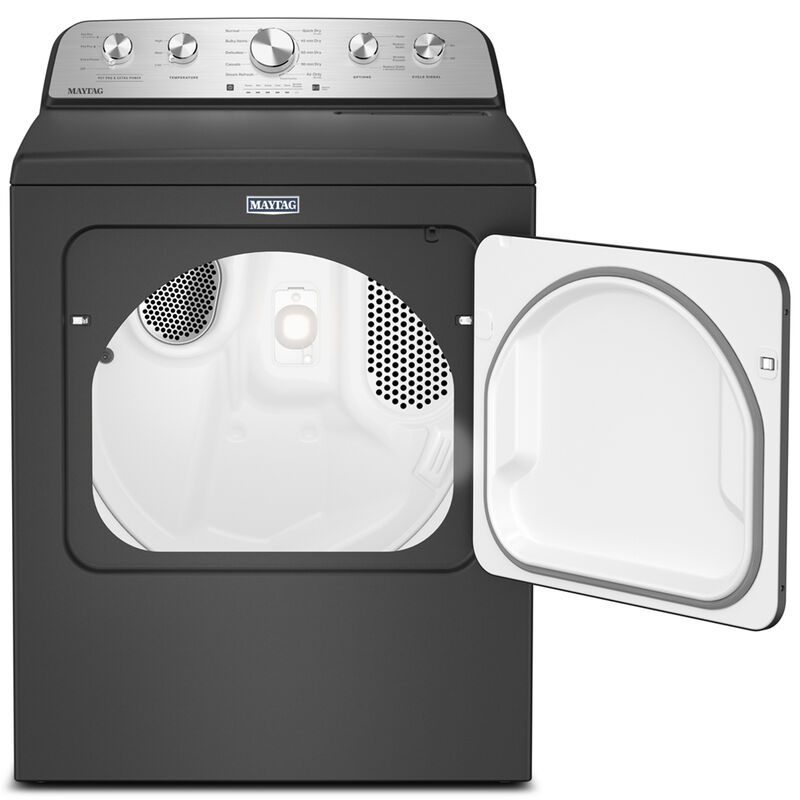 Maytag Pet Pro 29 in. 7.0 cu. ft. Gas Dryer with Sensor Dry & Steam Cycle - Volcano Black, Volcano Black, hires