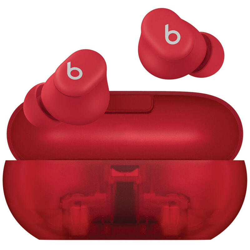 Beats Solo Buds True Wireless Earbuds - Transparent Red, , hires