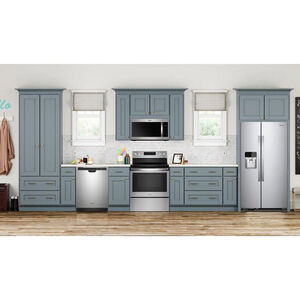 Whirlpool 30 in. 1.7 cu. ft. 1000W Over-the-Range Microwave with 300 CFM - Fingerprint Resistant Stainless, Fingerprint Resistant Stainless, hires