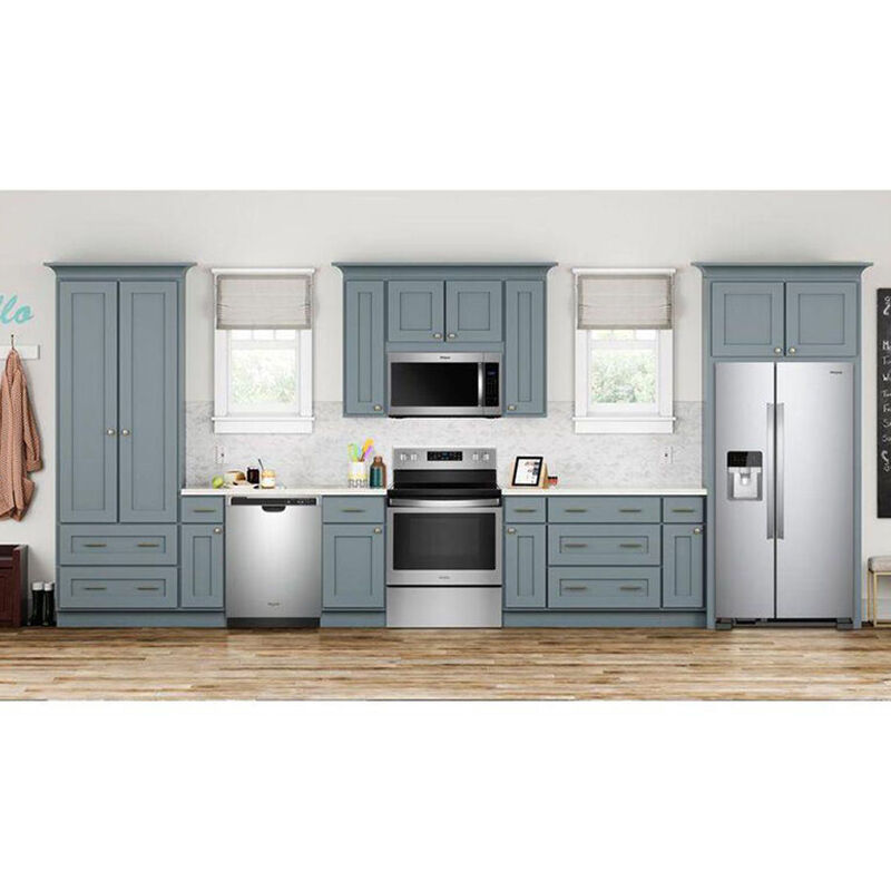 Whirlpool 30 in. 1.7 cu. ft. 1000W Over-the-Range Microwave with 300 CFM - Fingerprint Resistant Stainless, Fingerprint Resistant Stainless, hires