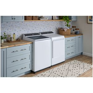 Electrolux 400 Series 27 in. 5.8 cu. ft. Top Load Washer with Agitator & LuxCare Wash System - White, , hires
