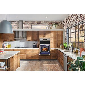 LG 30 in. 6.4 cu. ft. Smart Steam Electric Microwave/Wall Oven Combo with True European Convection & Sensor Cooking - PrintProof Stainless Steel, , hires