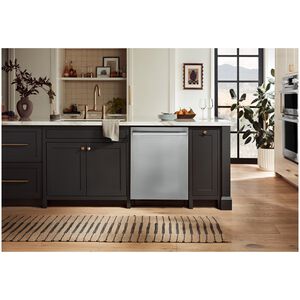 SKS 24 in. Top Control Smart Dishwasher with 40 dBa Sound Level, 3rd-Rack & Dynamic Heat Dry - Stainless Steel, , hires