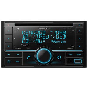 Kenwood Dual Din Sized CD Receiver with Bluetooth, , hires