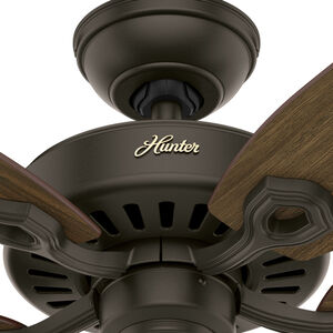 Hunter 52 inch Builder Ceiling Fan and Pull Chain - New Bronze, Bronze, hires