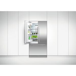 Fisher & Paykel Series 7 36 in. 16.8 cu. ft. Built-In Smart Counter Depth French Door Refrigerator with Ice Maker - Custom Panel Ready, , hires