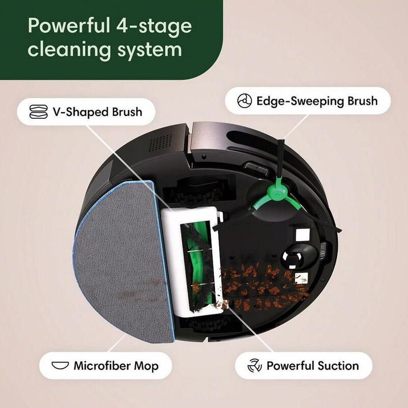 iRobot Roomba Essential Wi-Fi Connected Pet Robotic Vacuum/Mop Combo with Voice-Control, , hires