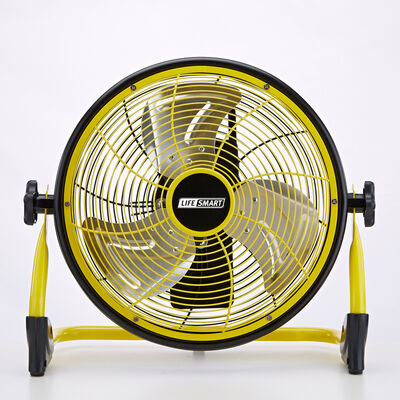 Lifesmart Cordless Floor Fan with Adjustable Tilt - Yellow | FGD12C
