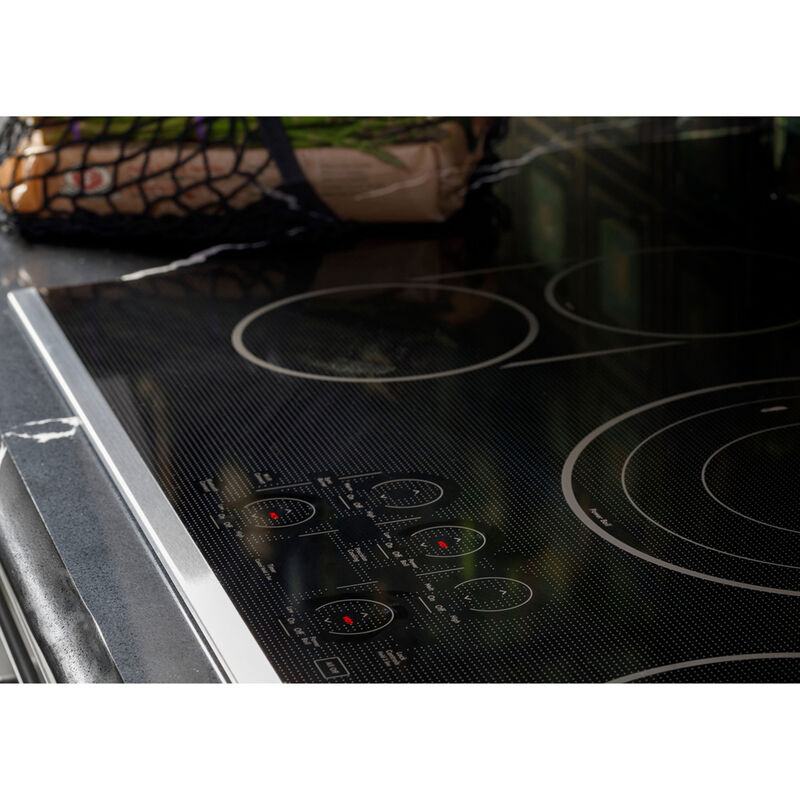 Cafe 36 in. 5-Burner Smart Electric Cooktop with Simmer Burner & Power Burner - Black, , hires