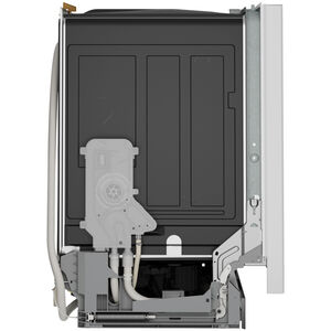 Bosch 300 Series 24 in. Top Control Flush-Mount Smart Dishwasher with 46 dBA Sound Level, 3rd-Rack, PureDry & Pocket Handle - White, , hires