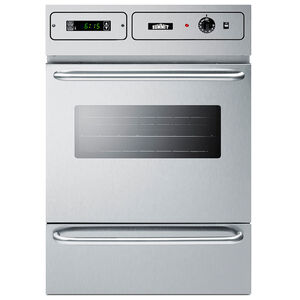 Summit 24 in. 2.9 cu. ft. Electric Single Wall Oven - Stainless Steel, , hires