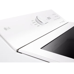 LG 27 in. 4.8 cu. ft. Smart Top Load Washer with 4-Way Agitator, EasyUnload & AI Sensing - Alpine White, Alpine White, hires