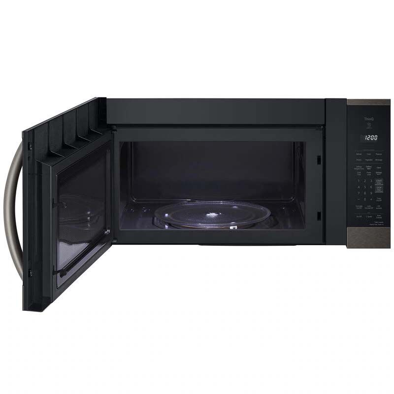 LG 30 in. 1.8 cu. ft. 1000W Smart Over-the-Range Microwave with 300 CFM & Sensor Cooking - PrintProof Black Stainless Steel, , hires