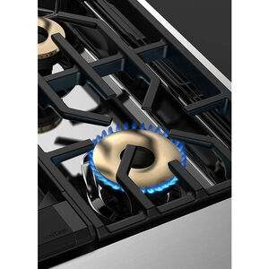 Viking 7 Series 48" Freestanding Dual Fuel Range with 6 Sealed Burners, Griddle & 6.1 Cu. Ft. Double Oven - Stainless Steel, , hires