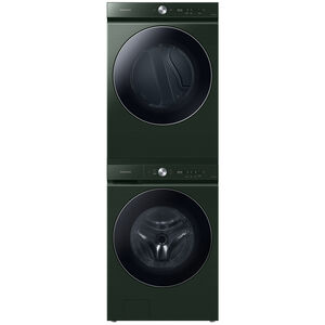 Samsung Bespoke 27 in. 7.6 cu. ft. Smart Stackable Electric Dryer with AI Optimal Dry, Super Speed Dry, Sensor Dry, Sanitize & Steam Cycle - Forest Green, , hires