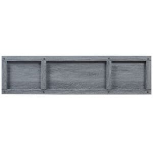Manhattan Comfort Franklin 60" TV Stand with 2 Doors & Open Shelves - Gray, , hires