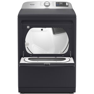 Maytag Pet Pro 27 in. 7.4 cu. ft. Smart Electric Dryer with Sensor Dry, Sanitize & Steam Cycle - Midnight Steel, Midnight Steel, hires