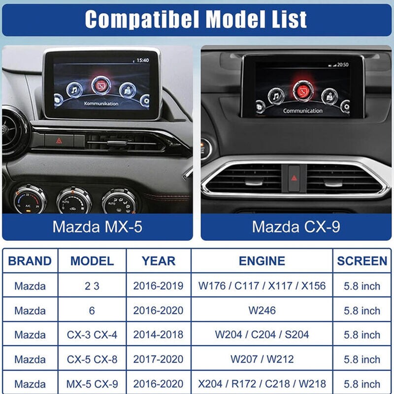 RDVFL Wired CarPlay/Android Auto for Mazda, , hires