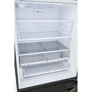 LG 33 in. 25.5 cu. ft. Bottom Freezer Refrigerator with Ice Maker - PrintProof Black Stainless Steel, PrintProof Black Stainless Steel, hires