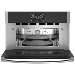 GE Profile 30 in. 1.7 cu. ft. Smart Speed Electric Single Wall Oven with Standard Convection & Sensor Cooking - Stainless Steel, , hires