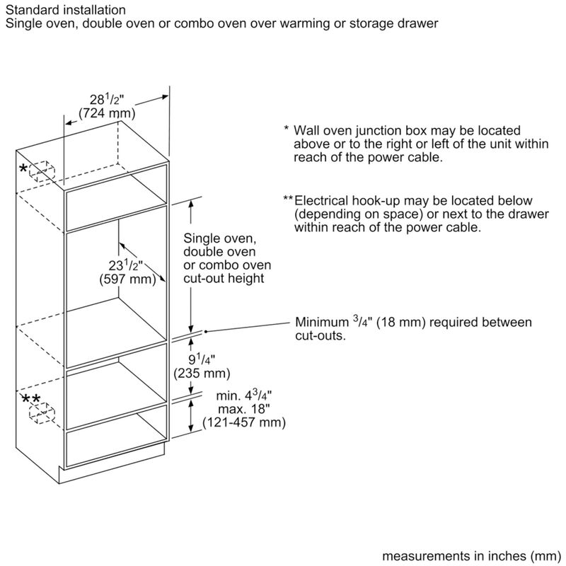 Thermador Masterpiece Series 30 in. 9 cu. ft. Smart Top Control Electric Double Wall Oven with True European Convection - Stainless Steel, , hires