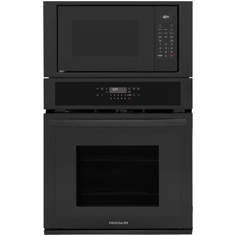 Frigidaire 27 in. 5.4 cu. ft. Electric Microwave/Wall Oven Combo with Standard Convection & Sensor Cooking - Black, , hires