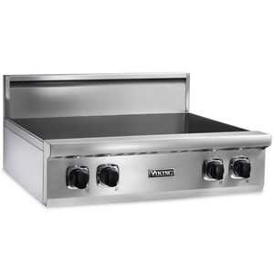 Viking 5 Series 30 in. 4-Burner Induction Rangetop with MagneQuick Power & Simmer Burner - Stainless Steel, , hires