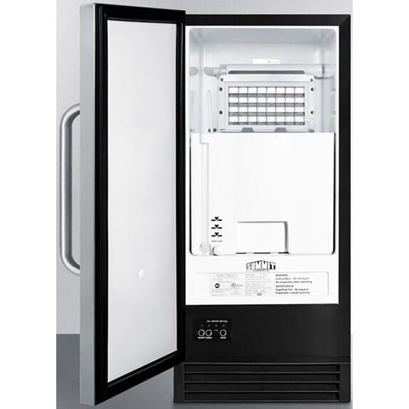 Summit 15" Commercial Series Built-In Ice Maker with 25 Lbs. Ice Storage Capacity - Stainless Steel, , hires