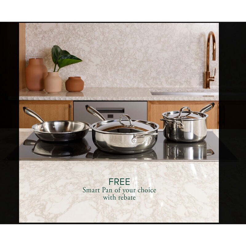 Cafe 36 in. 5-Burner Smart Induction Cooktop with Simmer Burner & Power Burner - Black, , hires