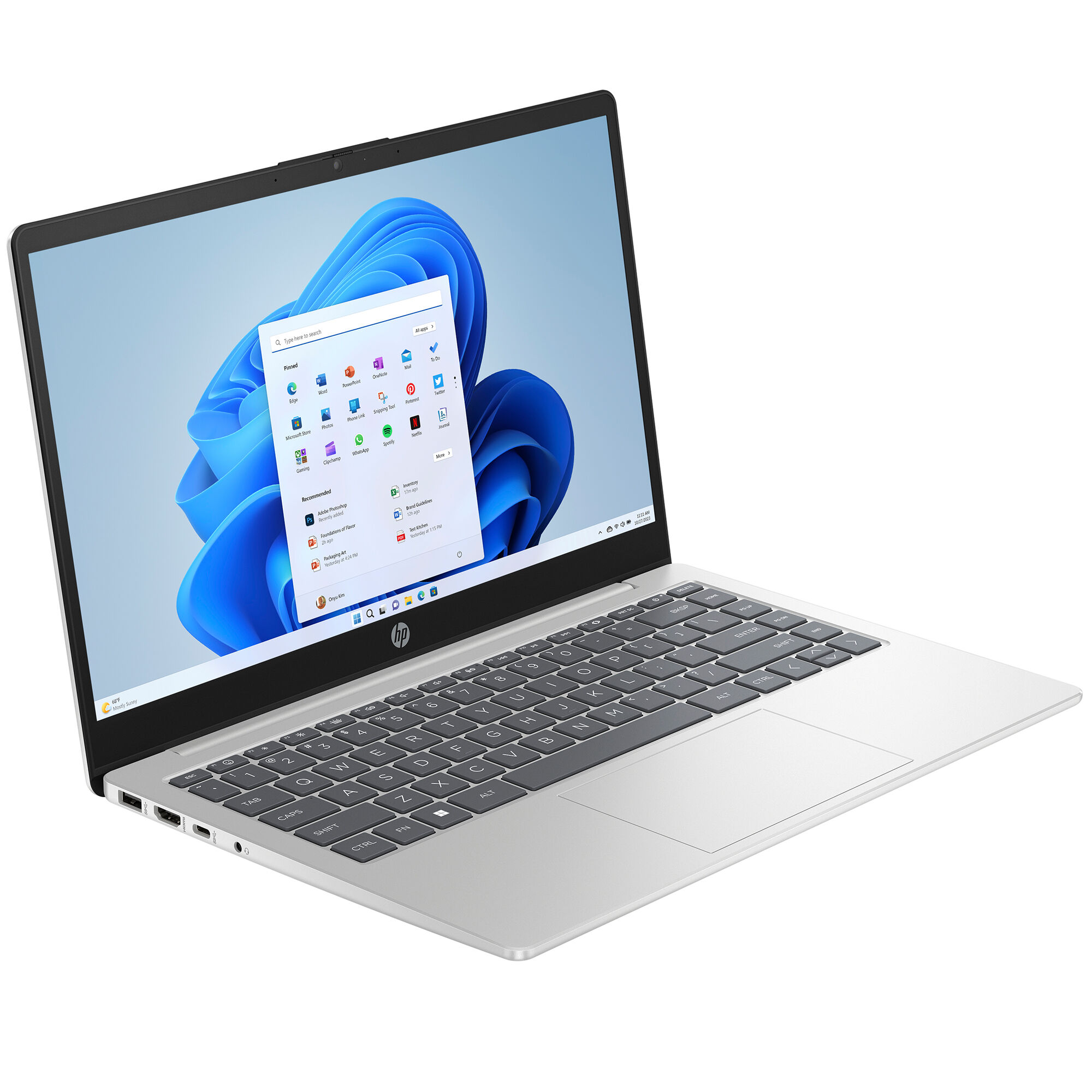 HP ノートパソコン 14インチ / Ryzen HP 14 in. Notebook with Copilot, AMD Ryzen 3 7320U, 2.4 GHz, 4