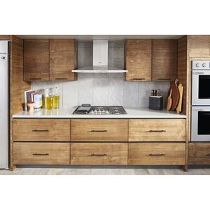 LG Studio 36 in. Smart Ducted Chimney Style Range Hood with 600 CFM, 5 Fan Speeds & 1 LED Light - Stainless Steel, , hires