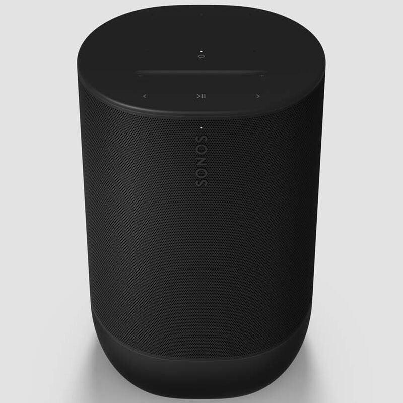 Sonos Move 2 Portable Bluetooth Speaker - Black, Black, hires