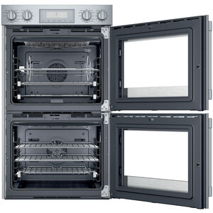 Thermador Professional Series 30 in. 9 cu. ft. Smart Top Control Electric Double Wall Oven with True European Convection - Stainless Steel, , hires