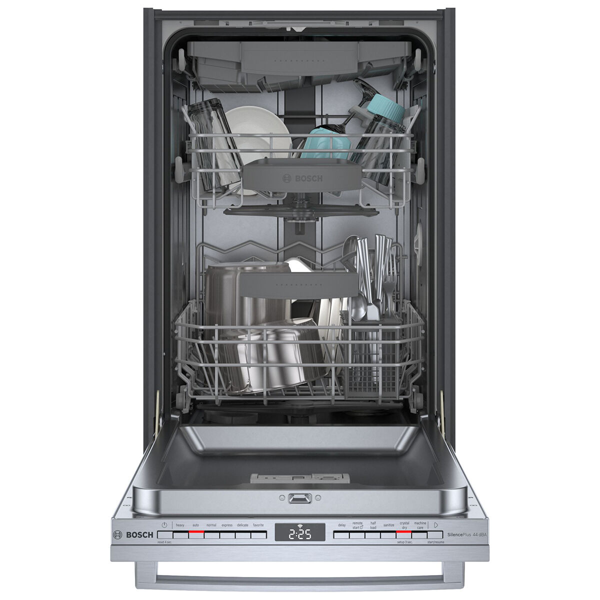 Bosch 800 Series 18 in. ADA Compliant Top Control Smart Dishwasher
